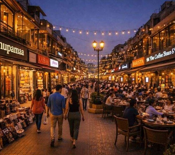 Defence Colony Market Delhi