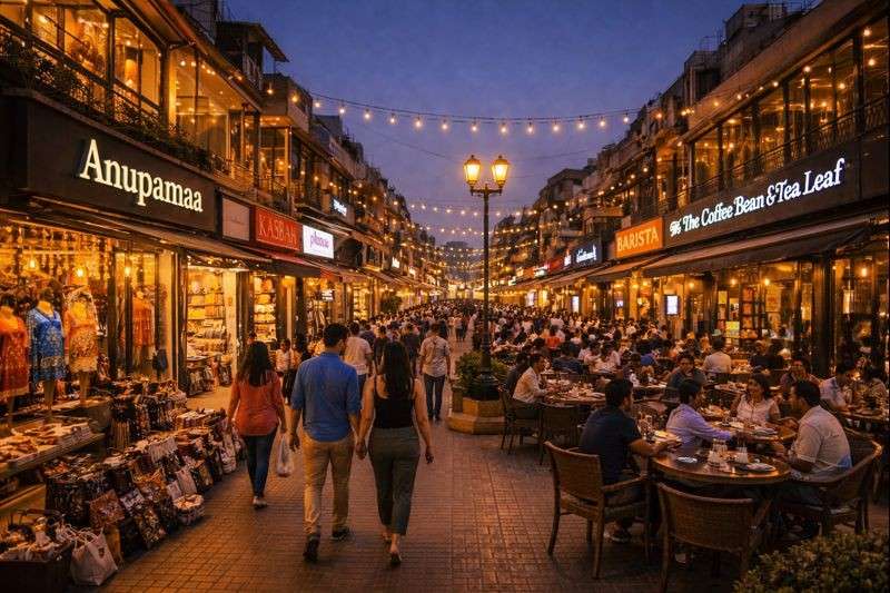 Defence Colony Market Delhi